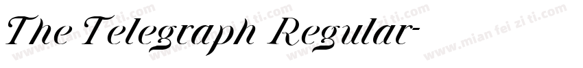 The Telegraph Regular字体转换